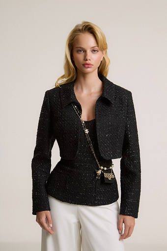 Жакет длинный Heartbreaker, черный